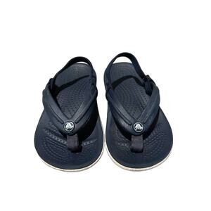 Toddler Crocs Flip Flops w/Adjustable Back Strap - Size 8